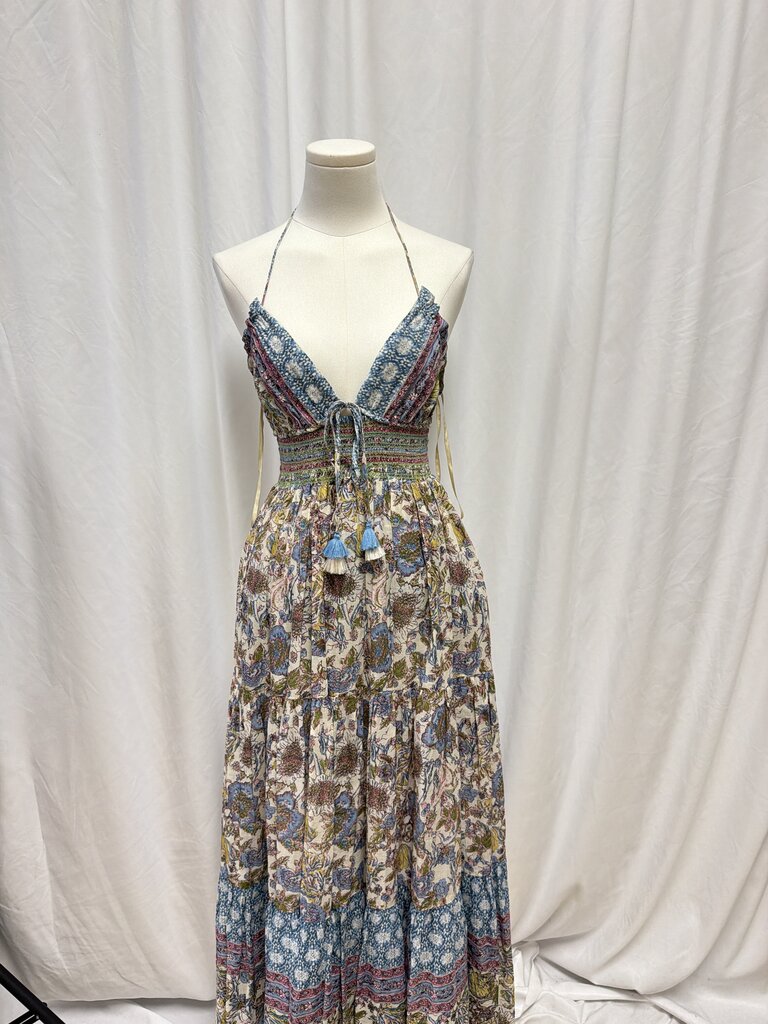 Free People Floral Boho Maxi Dress