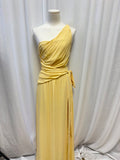 Lovers + Friends One Shoulder Wrap Maxi Dress