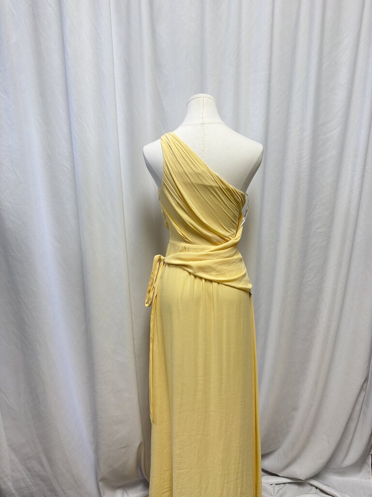 Lovers + Friends One Shoulder Wrap Maxi Dress