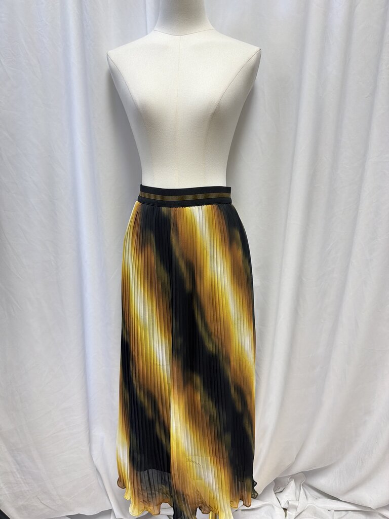 Saint and Sofia Ombre Pleated Skirt NWT