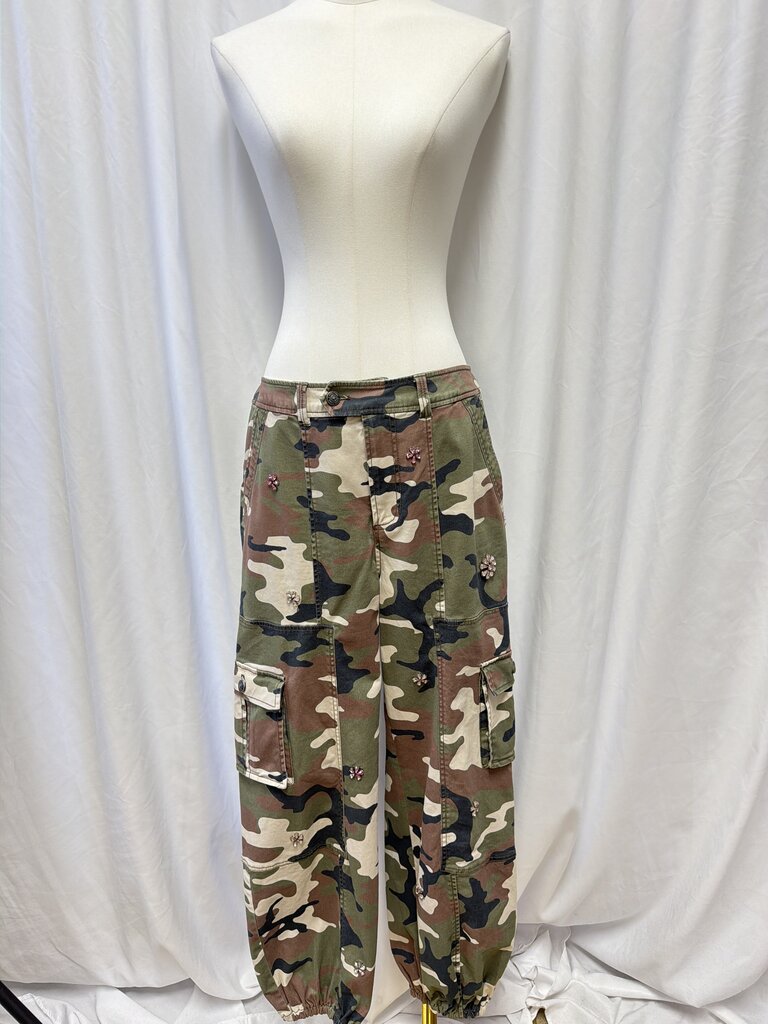 Cinq a Sept Embellished Cargo Jogger