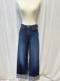 L'Agence Cuffed Dark Wash Jean