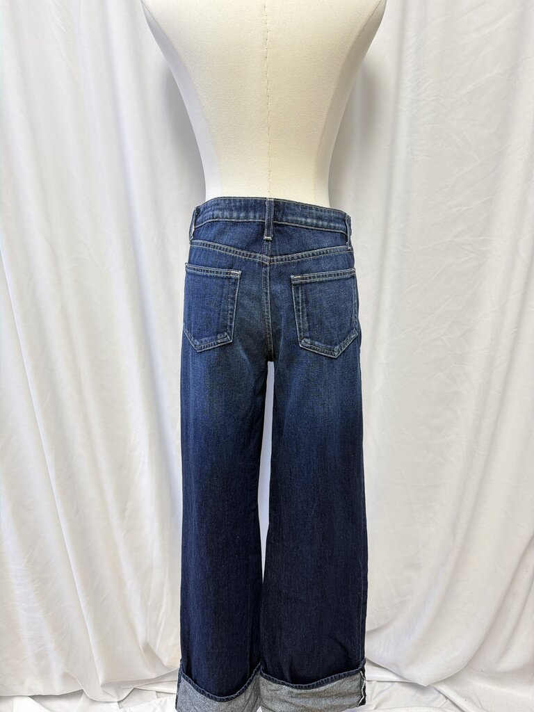 L'Agence Cuffed Dark Wash Jean