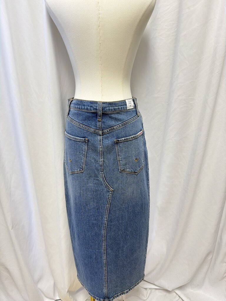 Hudson Medium Wash Denim Midi Skirt