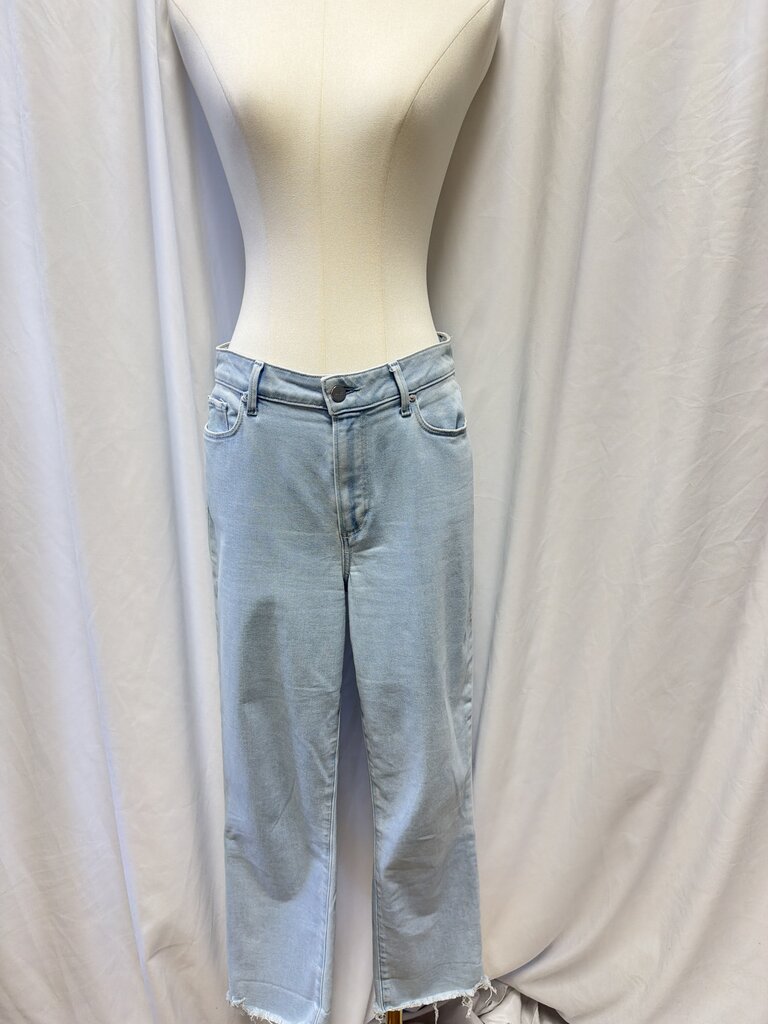 Paige Light Wash Cuff Jean