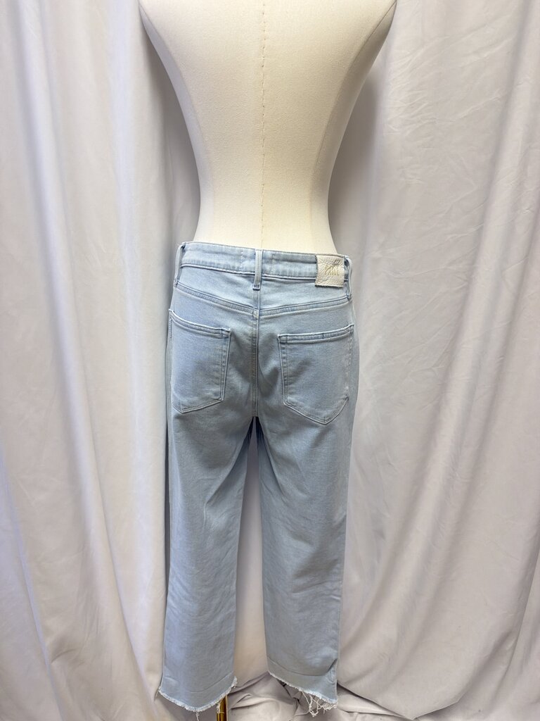 Paige Light Wash Cuff Jean