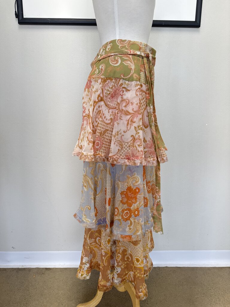 Zimmermann Floral Print Tiered Maxi Skirt