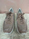 Stuart Weitzman Crystal Platform Sneaker NWT