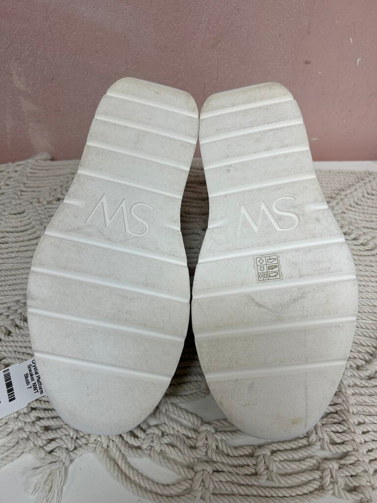 Stuart Weitzman Crystal Platform Sneaker NWT