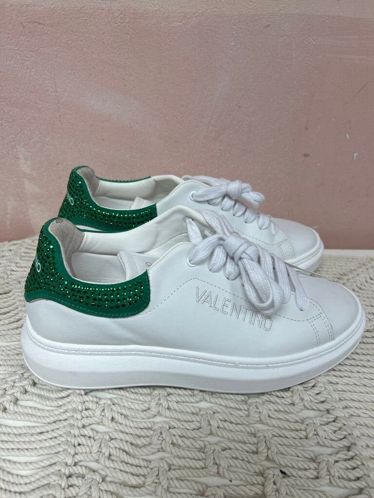 Valentino Crystal Embellished Sneaker