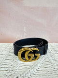 Gucci Marmont Logo Belt (As Is)