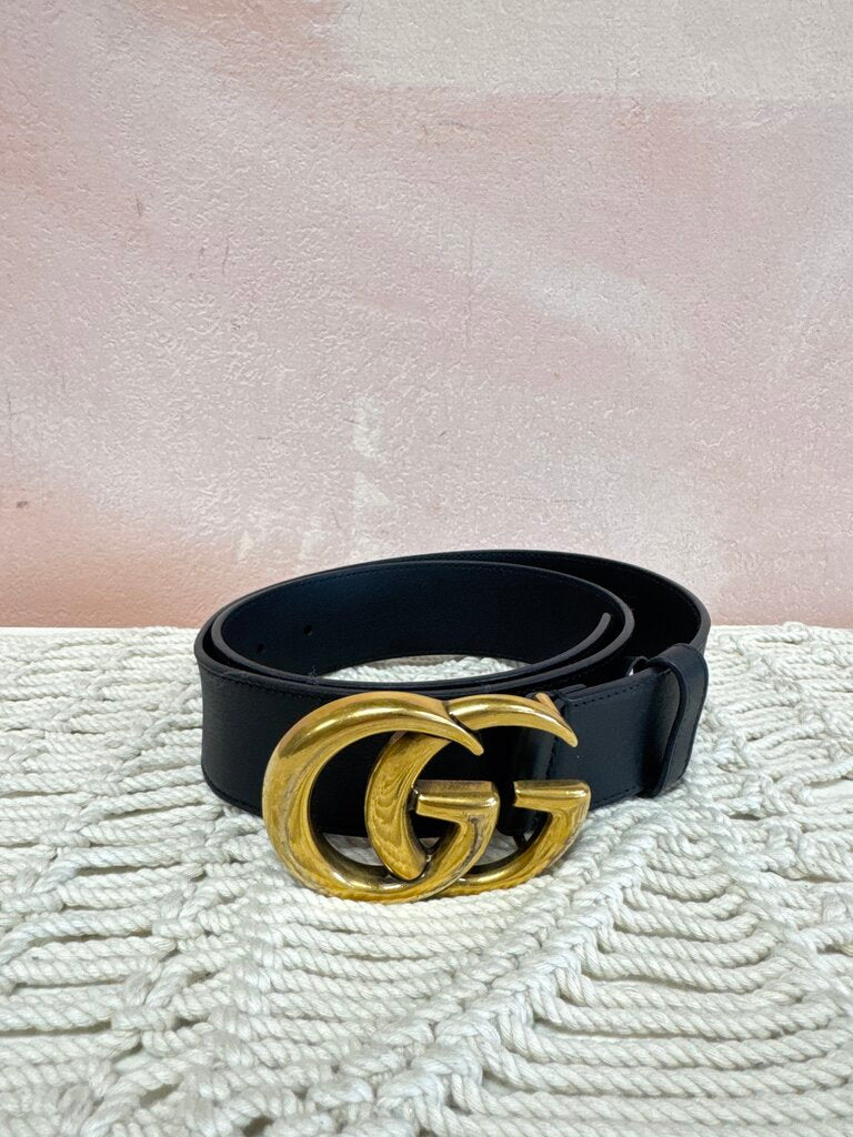 Gucci Marmont Logo Belt (As Is)