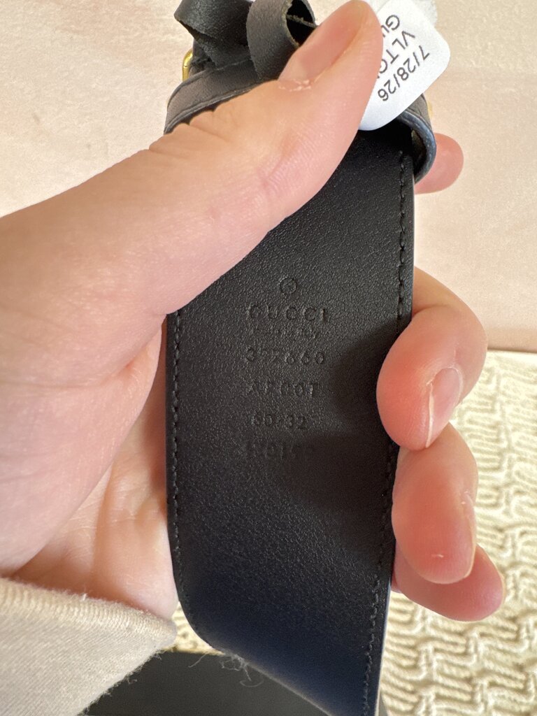 Gucci Marmont Logo Belt (As Is)