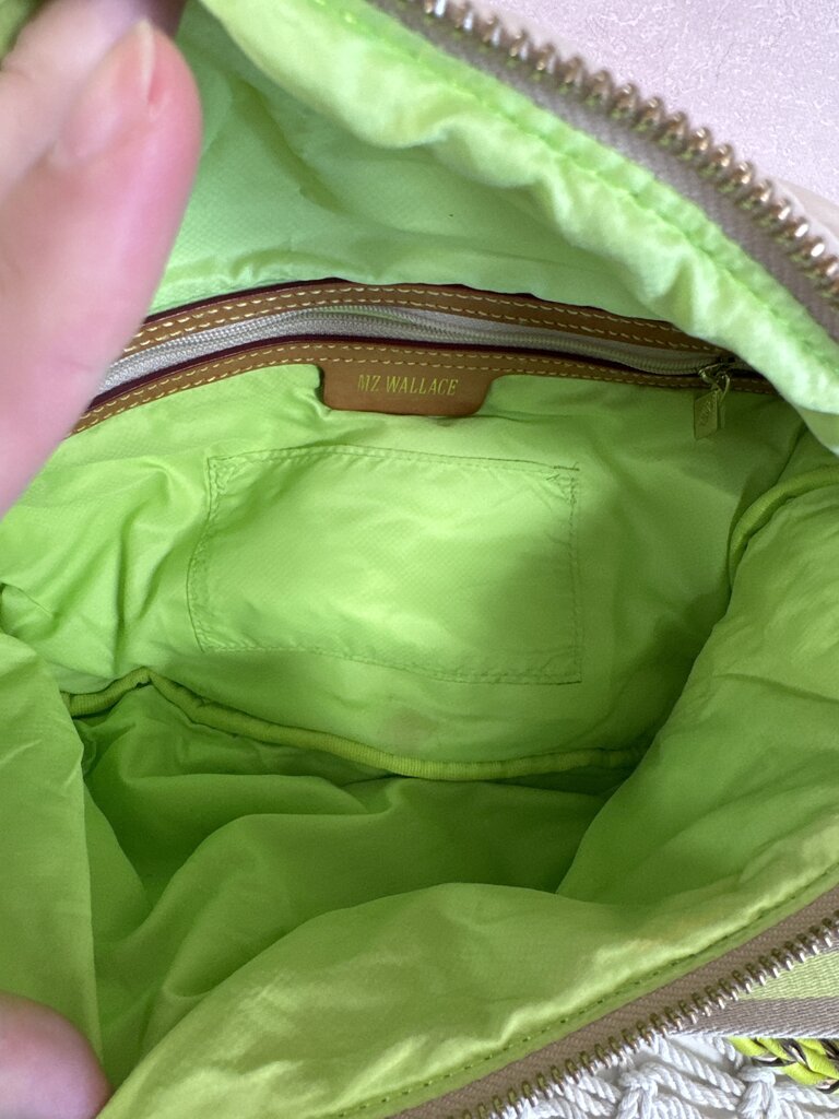 MZ Wallace Quilted Nylon Belt Bag w/ Braided Strap and Dustbag
