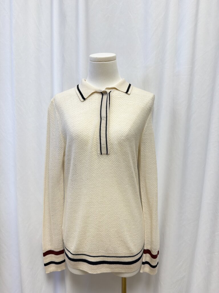 Reiss Collared Knit Top