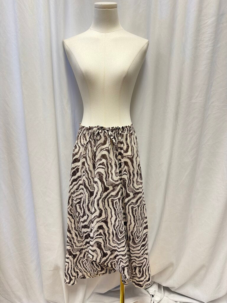Ganni Strawstring Midi Skirt