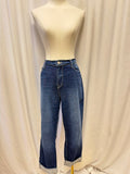 L'Agence Dark Wash Cuffed Jean