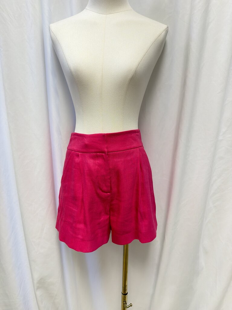 Veronica Beard Linen Mini Shorts