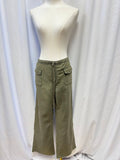 Johnny Was Drawstring Wide Leg Cargo Pant
