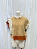 Marni Color Block Cashmere Sleeveless Top