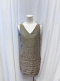 Theory Pinstriped Linen Dress
