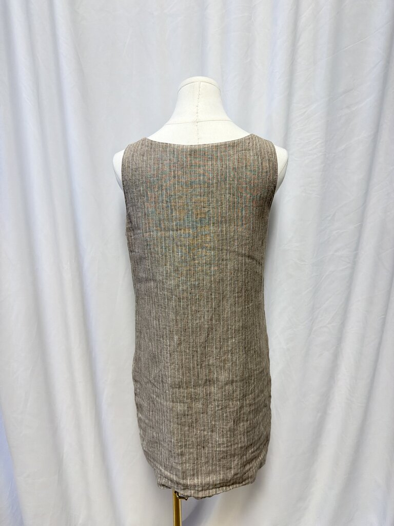 Theory Pinstriped Linen Dress