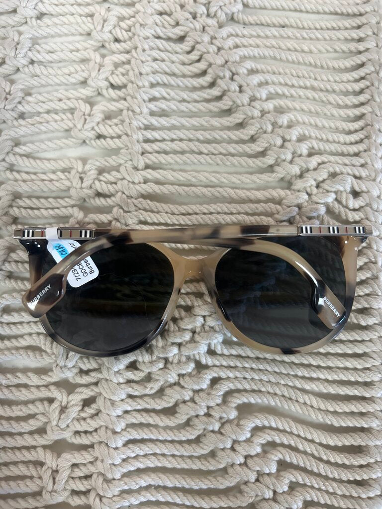 Burberry Tortoise Shell "Alice" Sunglasses w/ Case