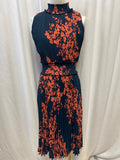 Nanette Lepore Pleated Floral Print Dress