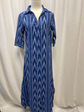 Beau & Ro Geometric Print Maxi Dress