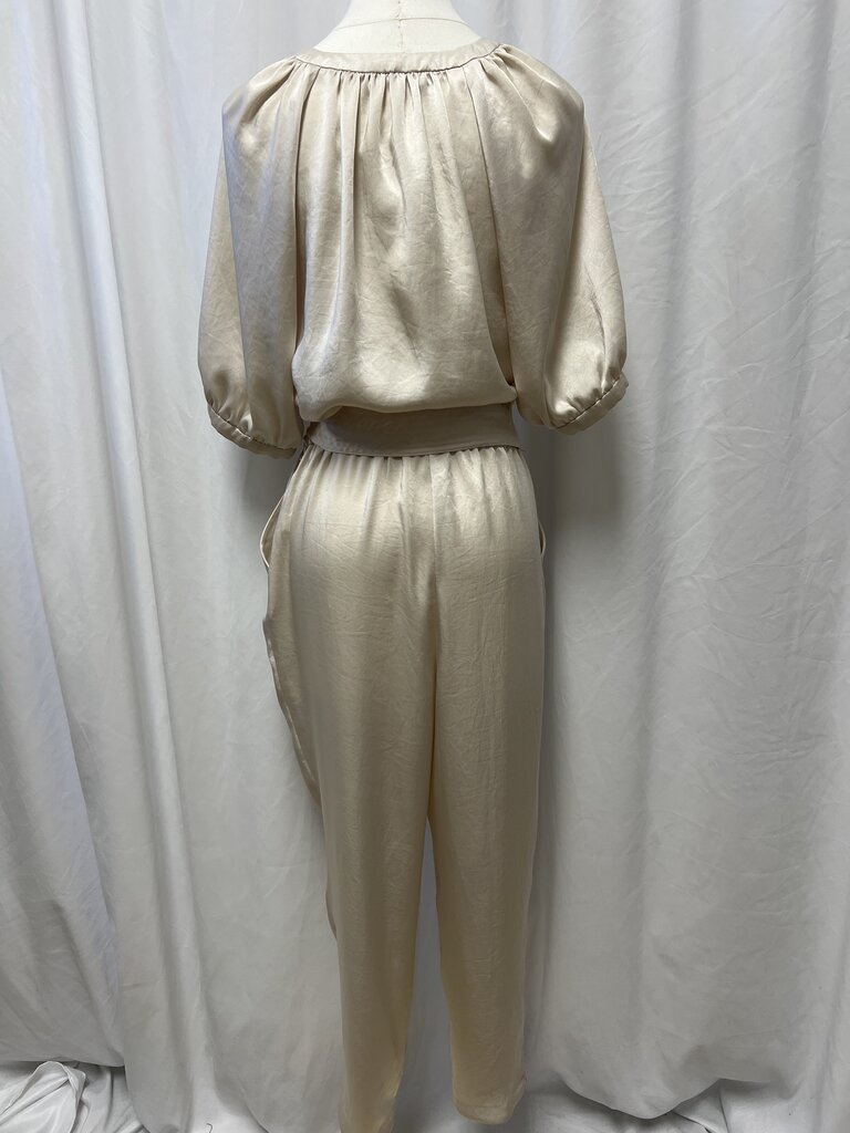 Ramy Brook Short Sleeve Belted Jumpsuit