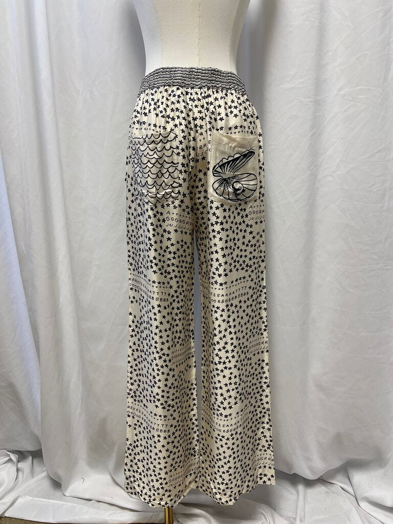 Me 369 Seaside Print Pull On Pant