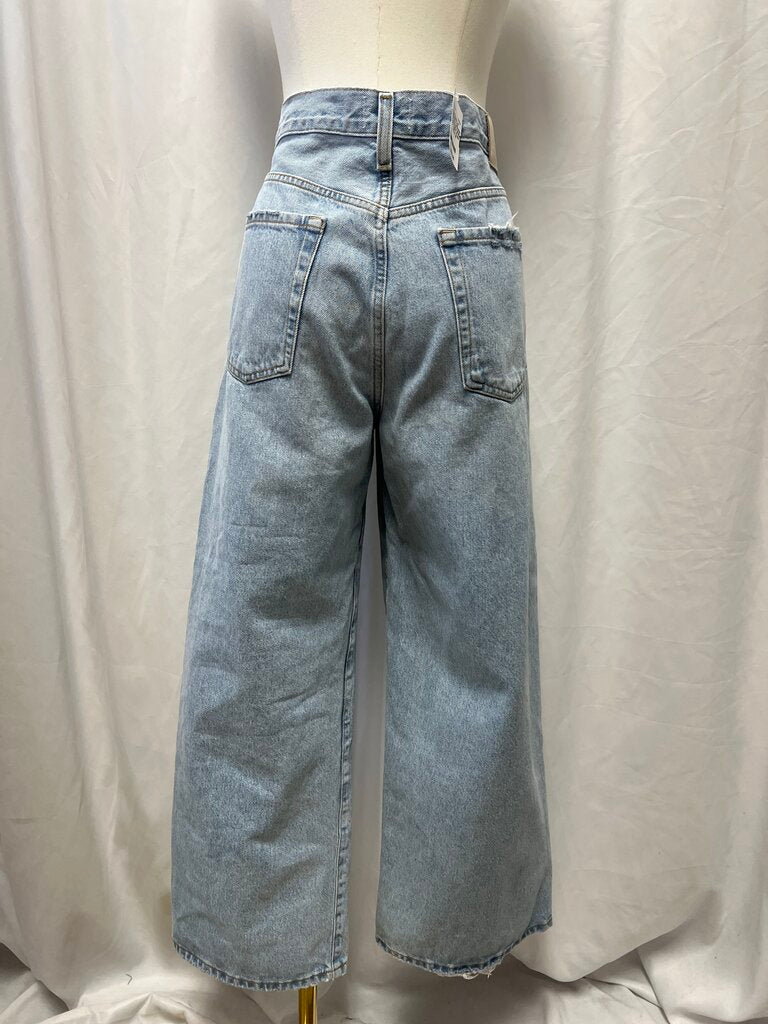 Citizens of Humanity Wide Leg Light Wash Jean