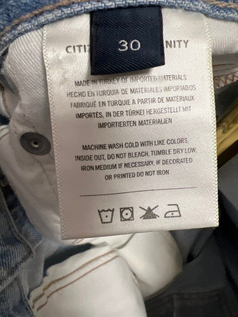 Citizens of Humanity Wide Leg Light Wash Jean