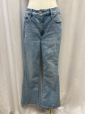 Good American Modified Bell Bottom Light Wash Jean