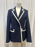 G. Label Blue Blazer With White Trim