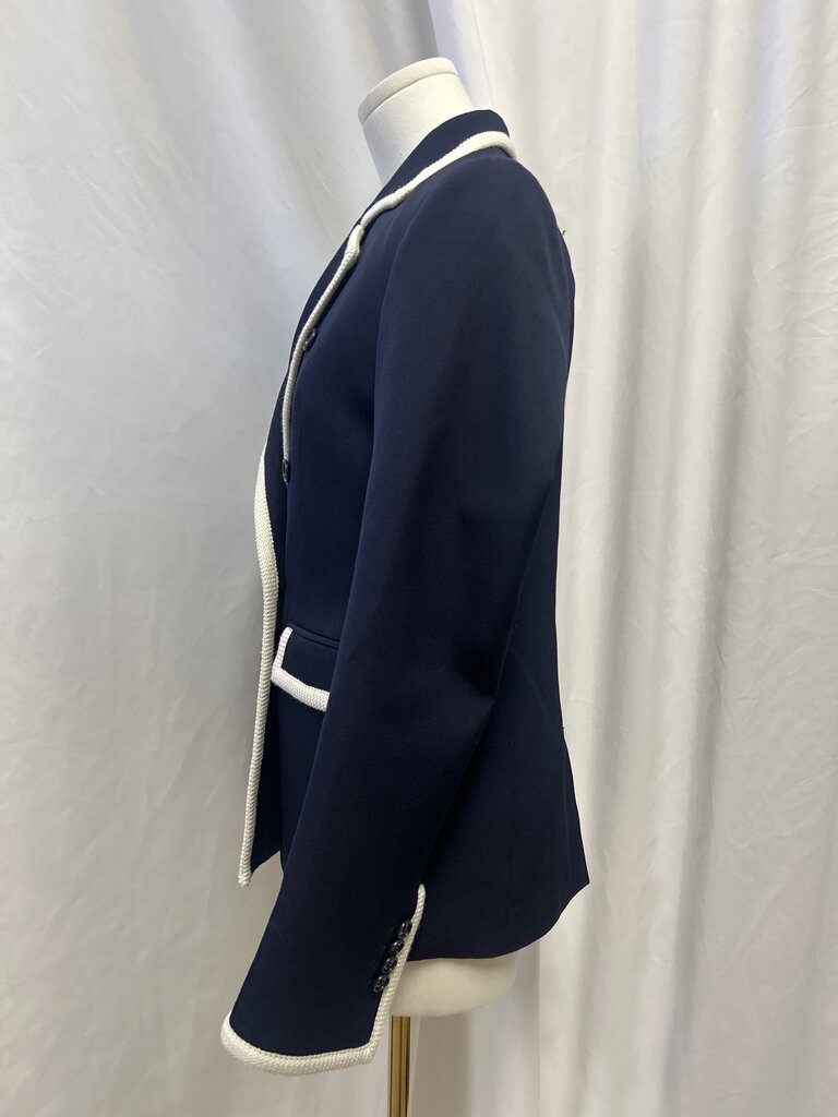 G. Label Blue Blazer With White Trim