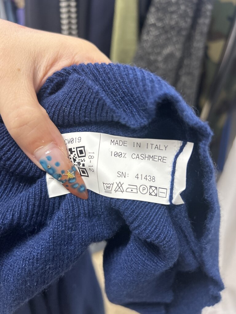Maison Cashmere Crew Neck Sweater Dress