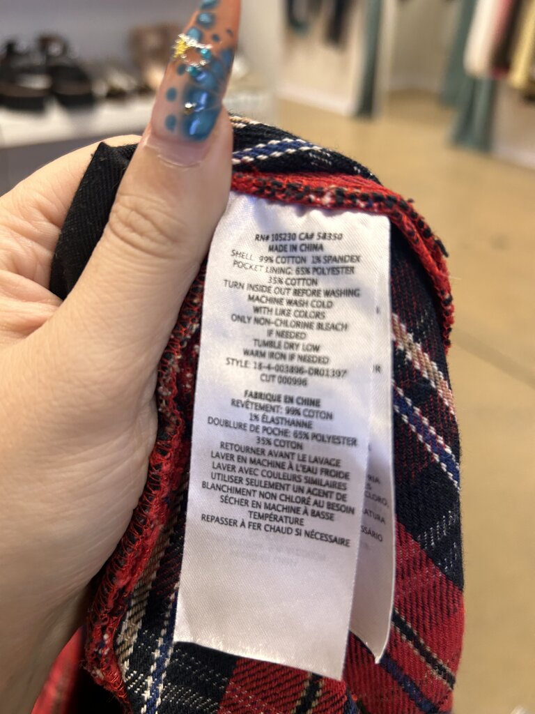 Current Elliott Plaid Dress