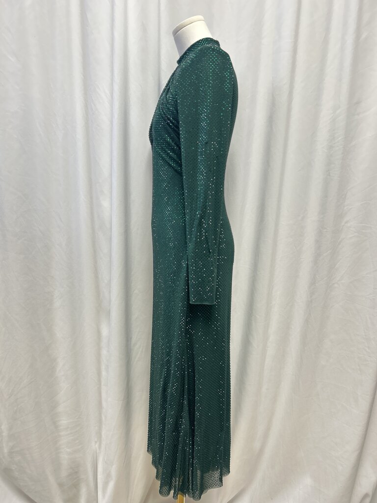 Self-Portrait Long Sleeve Sequin Maxi Dress