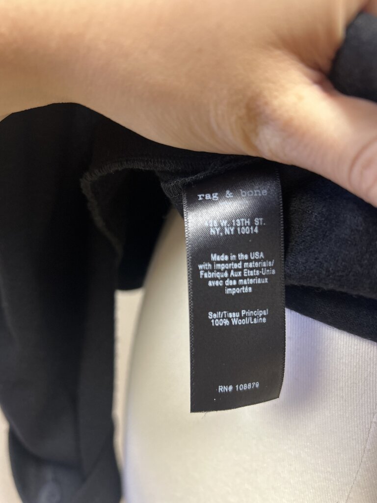 rag & bone Black Wool Blazer