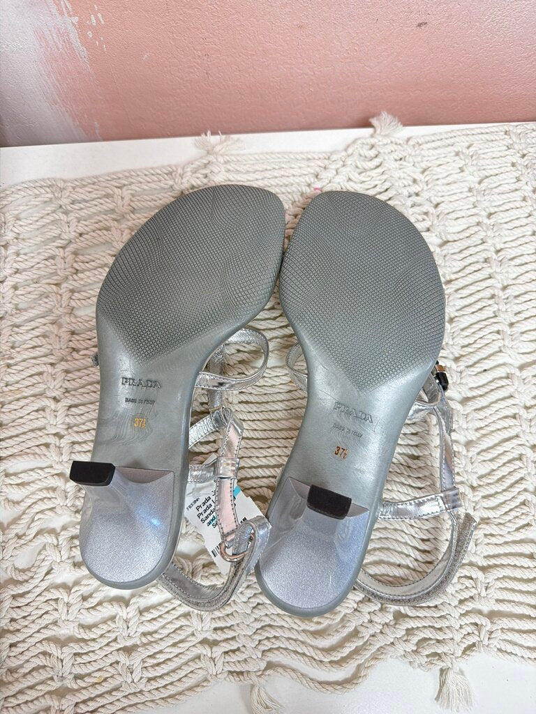 Prada Leather Sandal w/ Box and Dustbag