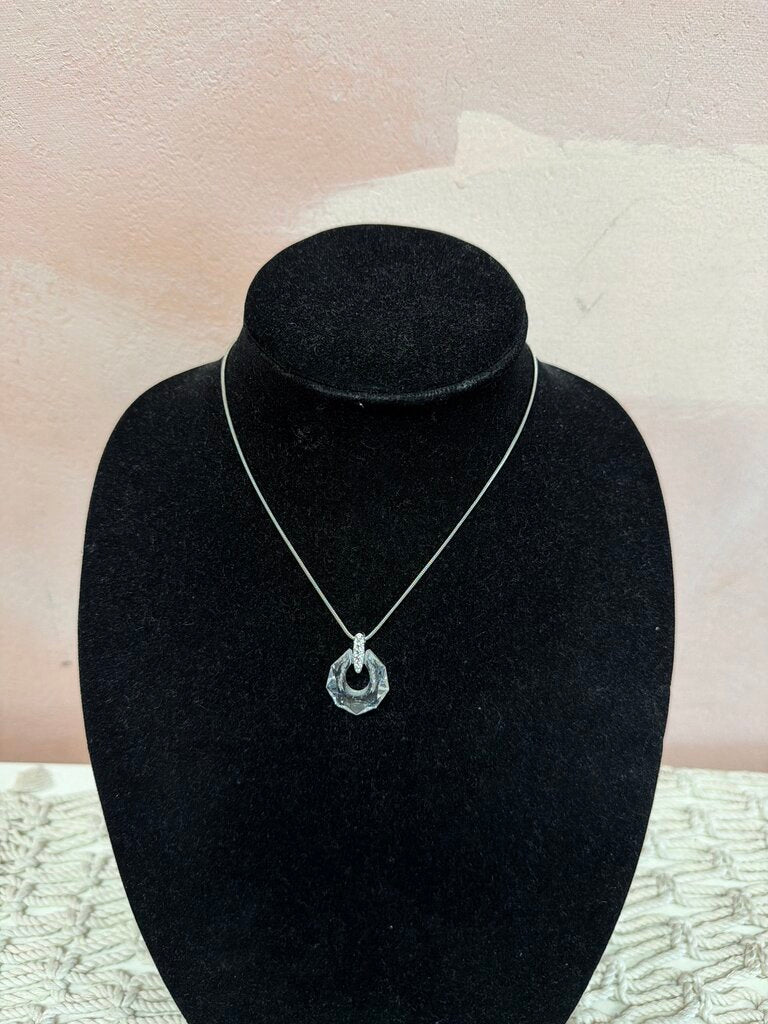 Swarovski Crystal Pendant Necklace w/ Box