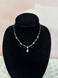 Nadri Pearl and Crystal Necklace NWT w/ Box