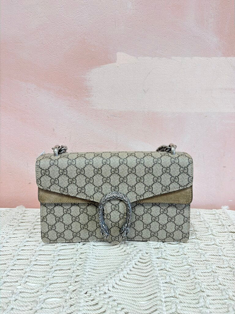 Gucci Monogram Dionysus Small Shoulder Bag