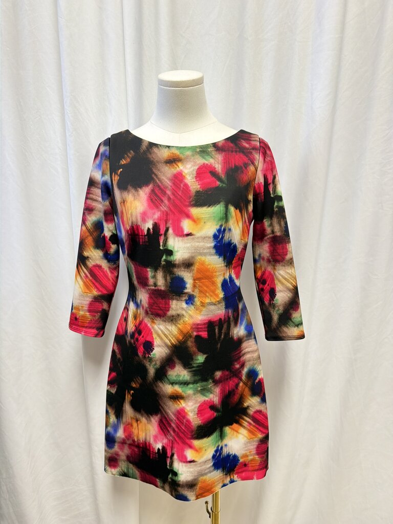 Milly Tie Dye 3/4 Sleeve Dress