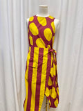 Dusen Dusen Graphic Print Wrap Dress