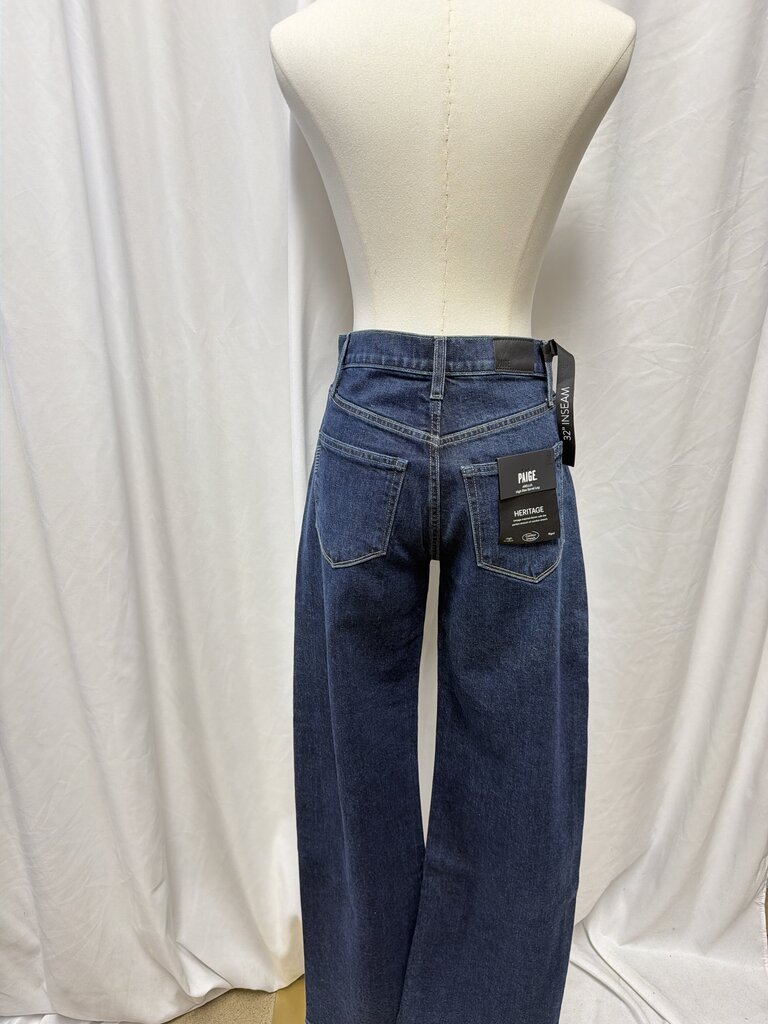 Paige Arellia Barrel Dark Wash Jean NWT