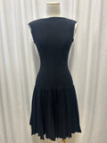 Alaia Black Knit Midi Dress