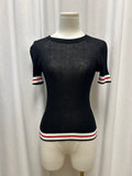 rag & bone crew neck short sleeve sweater