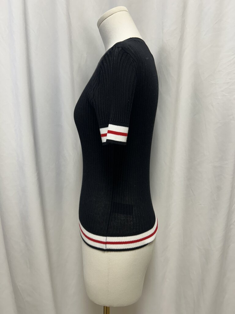 rag & bone crew neck short sleeve sweater